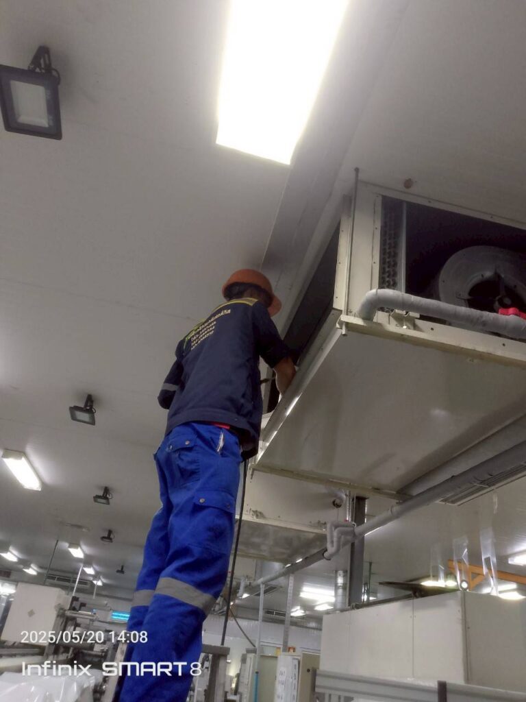 การล้าง ซ่อมติดตั้งแอร์ โรงงาน ระยอง สะอาดปลอดภัย